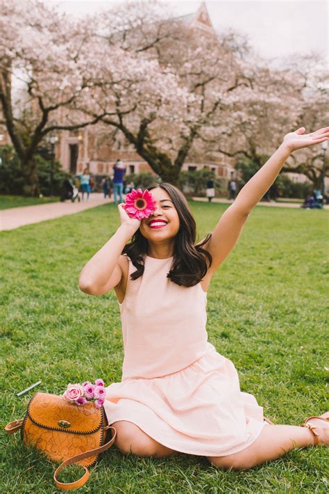 How to Pose with Flowers